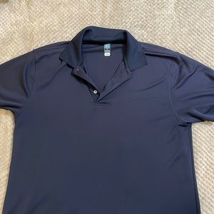 PGA tour men’s golf polo size extra large solid navy